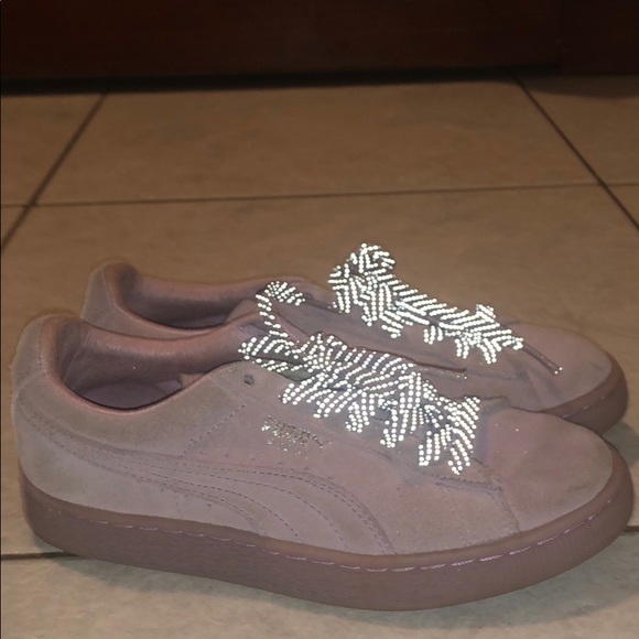 Puma x MAC Women Suede Classic - MAC THREE burgundy port royale Puma suedes (have been used 3 times)
